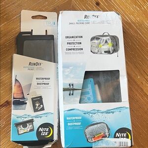 Nite Ize Waterproof small  Packing Cube and waterproof pocket